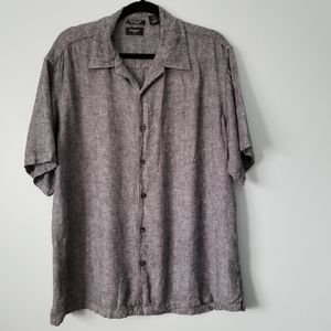 XL Men's Haggar linen button-up